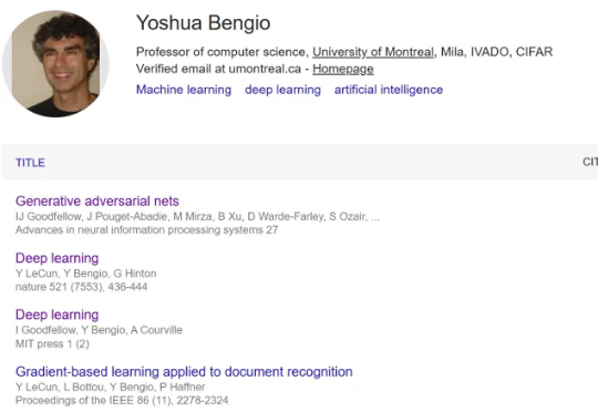 Yoshua Bengio,刚刚成为全球首个百万引用科学家!