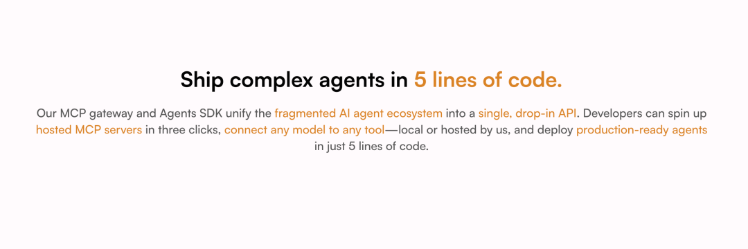 融资1100万美金,华人团队打造Agent基础层,5 行代码搞定 AI Agent