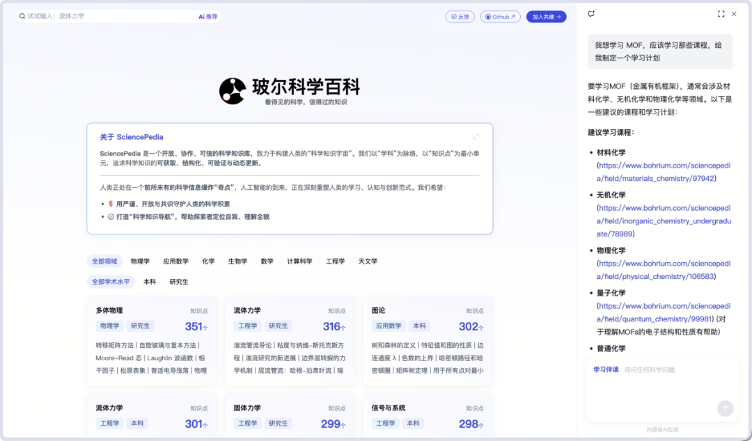 AI百科全书SciencePedia:当马斯克Grokipedia遭遇滑铁卢,有个中国团队默默把活儿干了