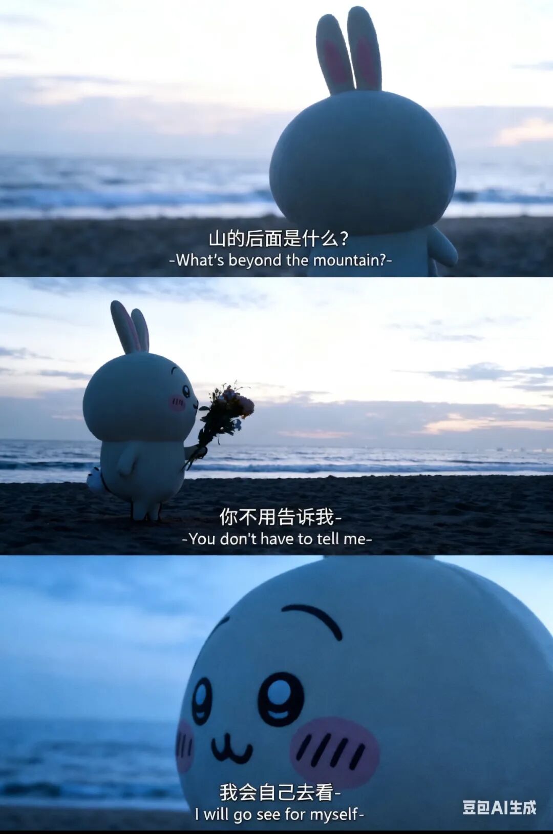 爆火的AI三宫格图片，比我们的生活更像电影。