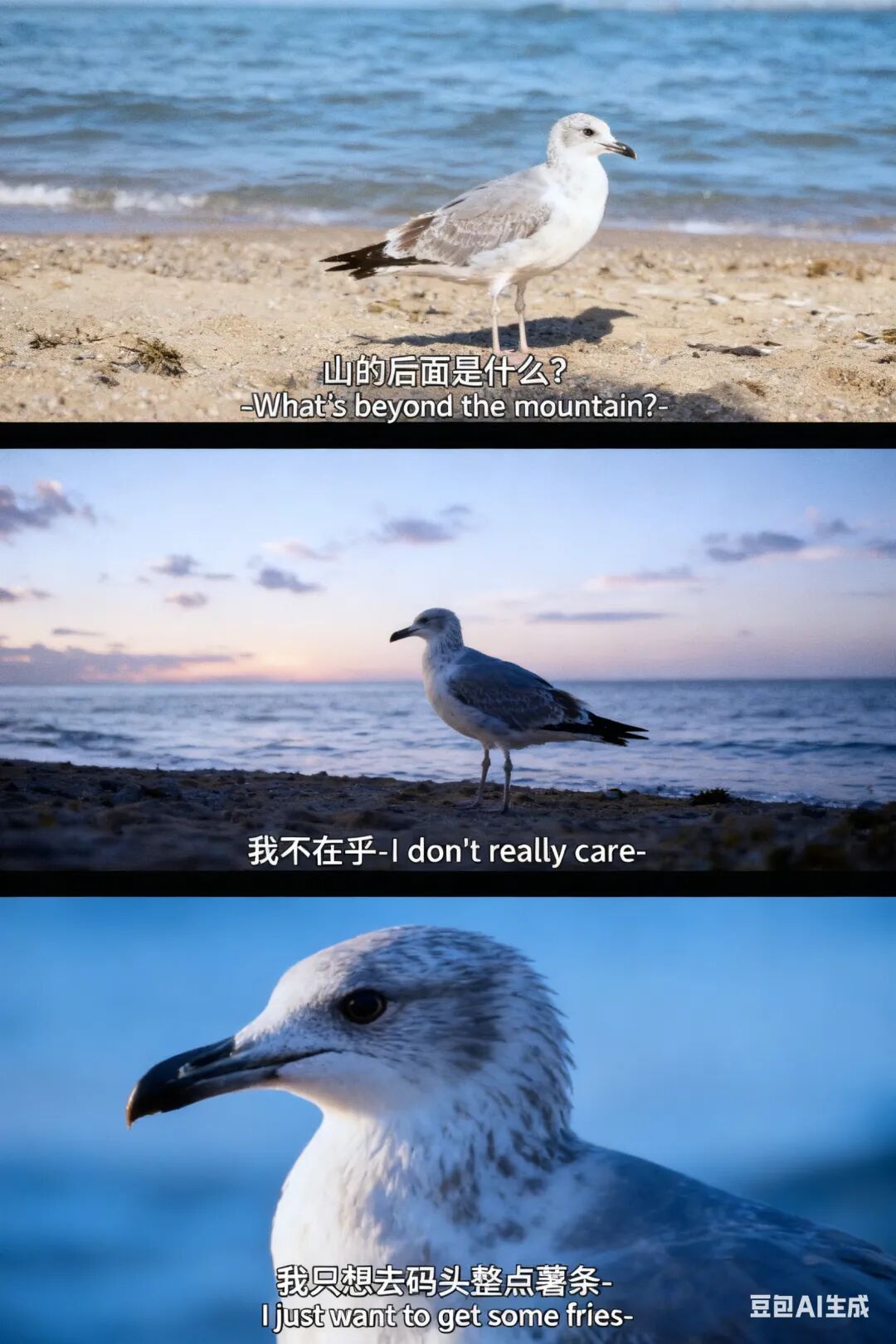 爆火的AI三宫格图片，比我们的生活更像电影。