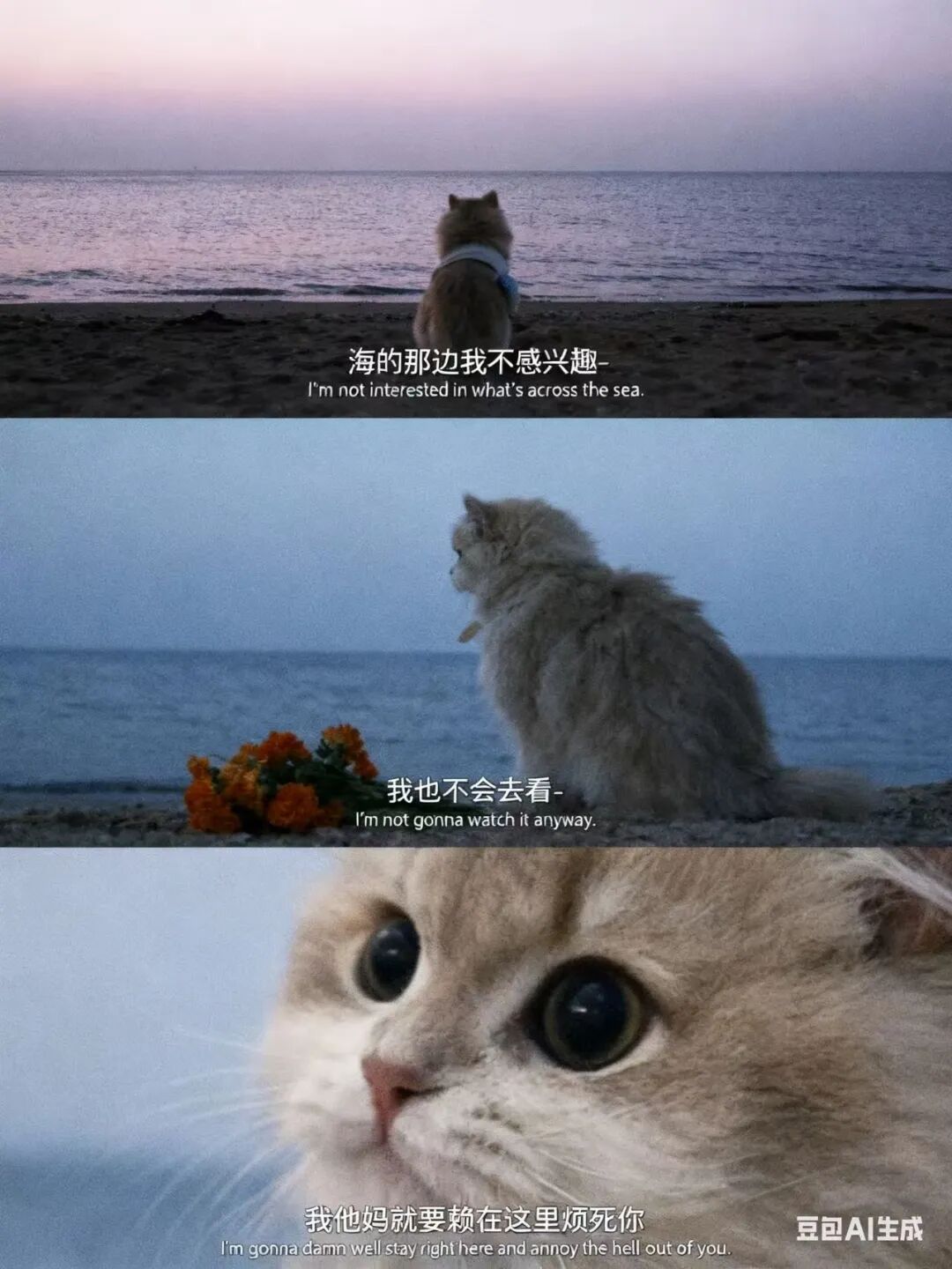 爆火的AI三宫格图片，比我们的生活更像电影。