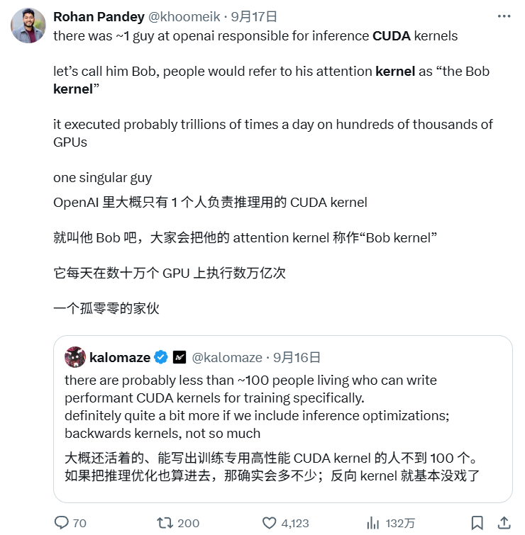 CUDA内核之神、全球最强GPU程序员？OpenAI的这位幕后大神是谁