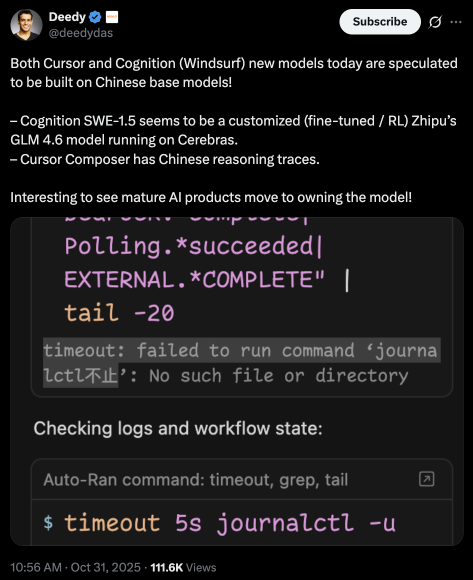 最新外国「自研」大模型，都是套壳国产？