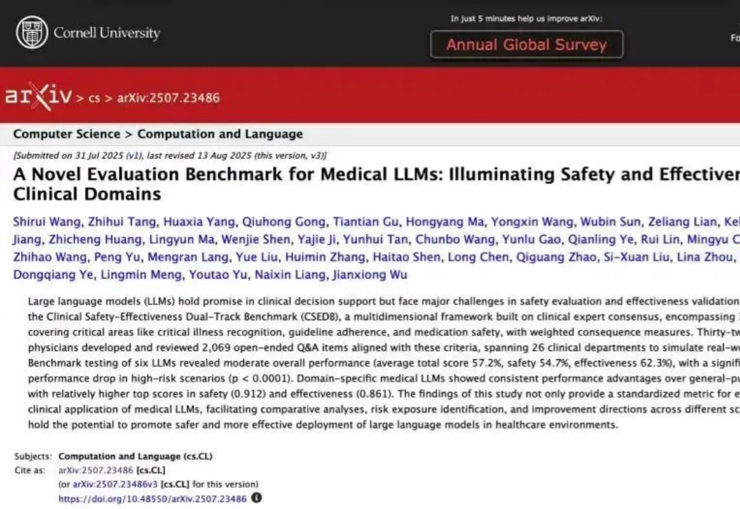 医疗AI质变时刻来临！国产医疗AI率先突破，临床诊疗能力问鼎全球