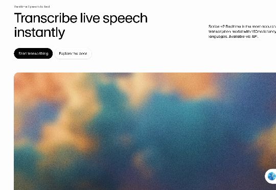 硅谷热议：最快语音转文字模型Scribe v2 Realtime