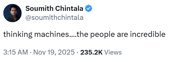 刚刚，PyTorch之父光速入职TML！离职Meta刚过一天，投身500亿估值独角兽