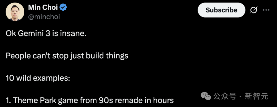 年度最强AI实锤!谷歌Gemini 3全网首测震撼,一句话编码封王