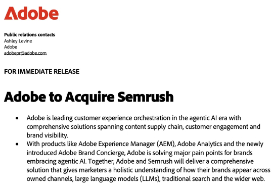 豪掷135亿！Adobe收购一家AI营销公司