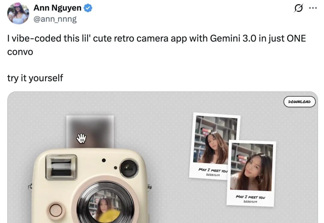 网友疯玩Gemini 3！AI造物门槛真是0了