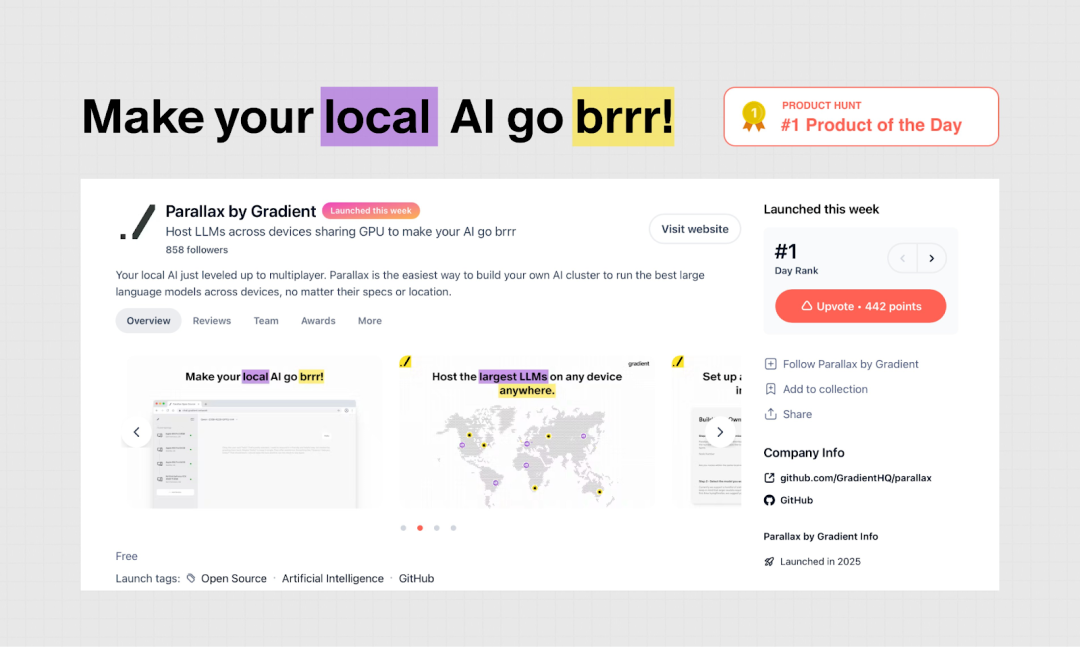 最大游戏up主也玩本地AI？让笔记本都能跑大模型的Parallax来了