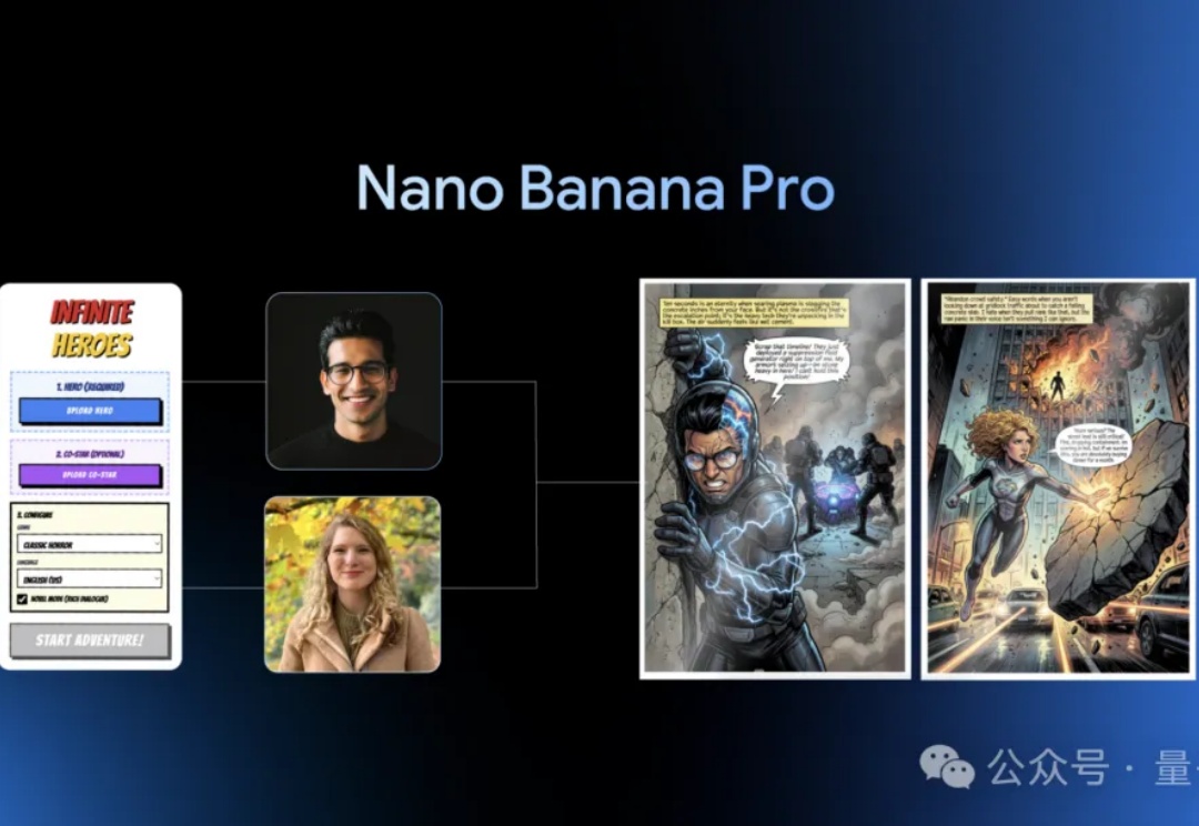 Nano Banana Pro上线！集成Gemini 3与Veo 3，谷歌不给竞争对手喘息机会
