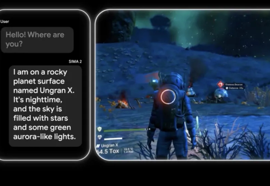 谷歌SIMA 2：“AI游戏搭子”背后的真实世界野心