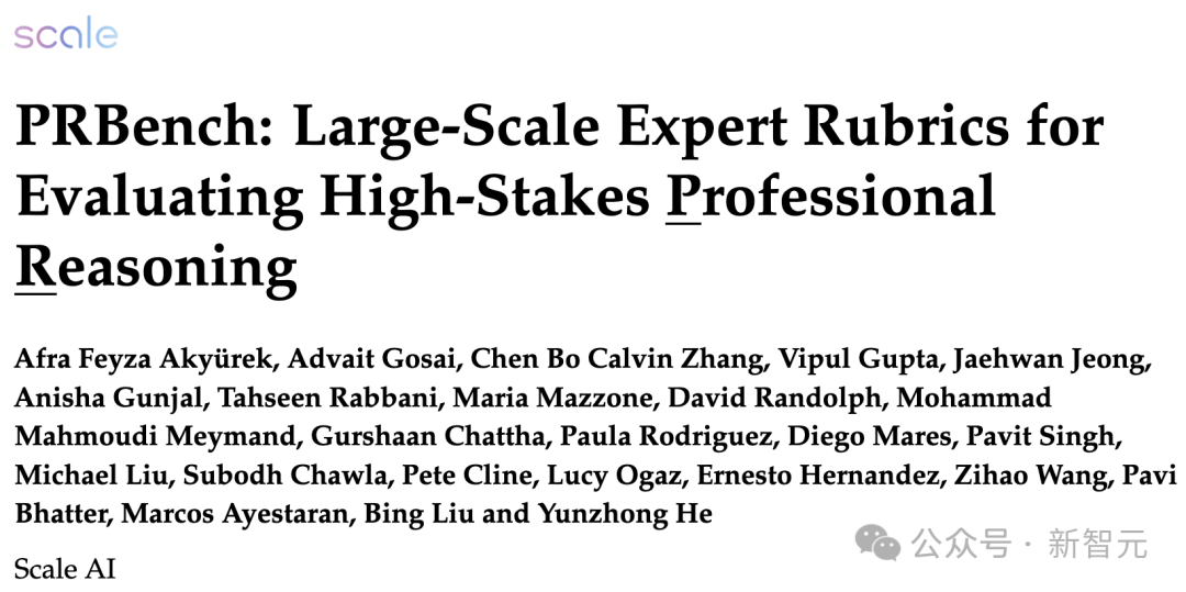 GPT-5得分不到0.4！法律+金融最大规模基准：1.9万+专家评估准则