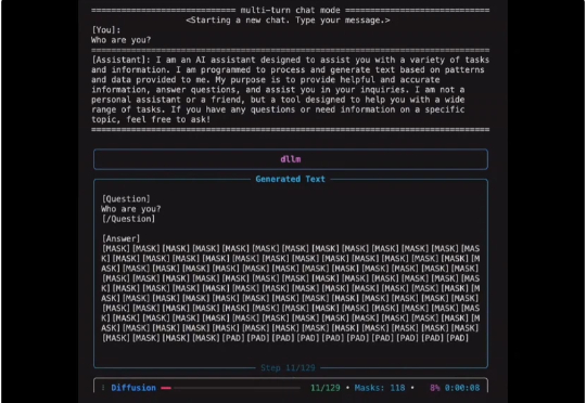 通用的dLLM开发框架，让BERT掌握扩散式对话