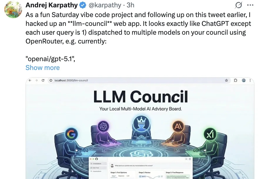 卡帕西大模型横评方法太好玩了！四大AI匿名参赛评分，最强出乎意料