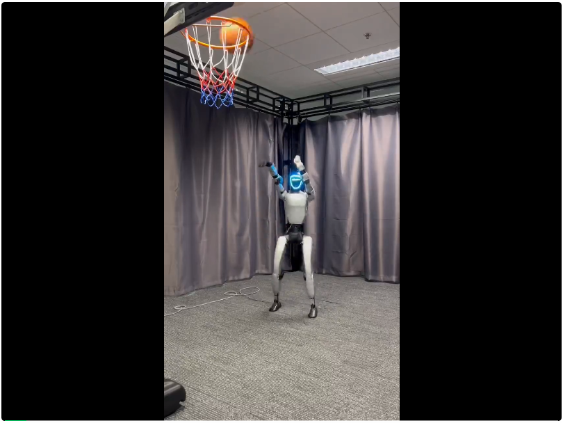 1米3宇树G1完美上篮！港科大解锁全球首个真实篮球机器人Demo