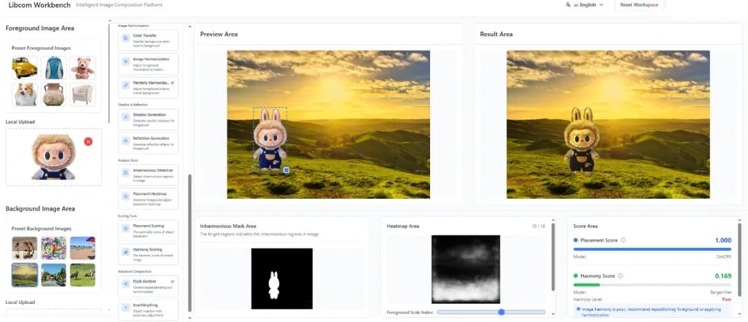 与Banana Pro过过招,国产Libcom图像合成工作台开启Labubu漫游记