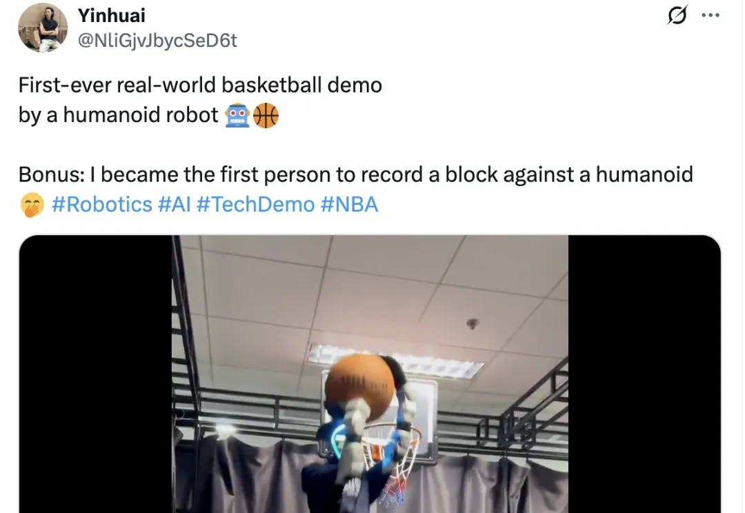 1米3宇树G1完美上篮！港科大解锁全球首个真实篮球机器人Demo