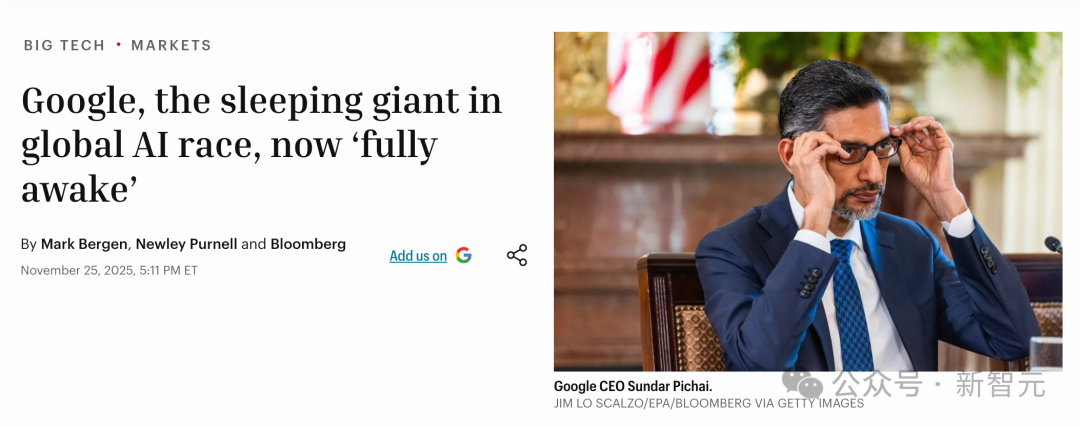 谷歌用Gemini 3同时革了OpenAI和英伟达两家的命