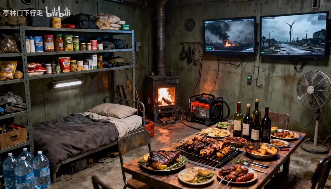 AI生成的“末日安全屋”,每晚正陪着年轻人入睡