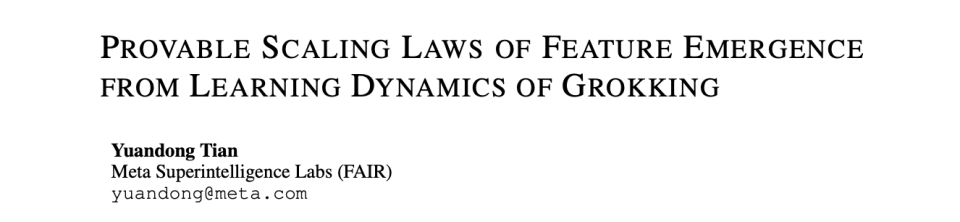 AI研究员田渊栋：“AI顿悟”的真相、大模型如何学会压缩世界｜独家