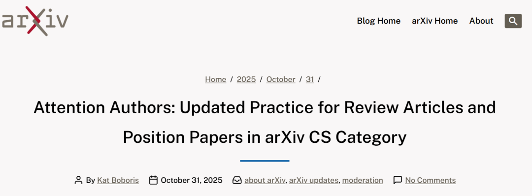 arXiv被AI水文淹没，新规要求AI生成论文需过同行评审