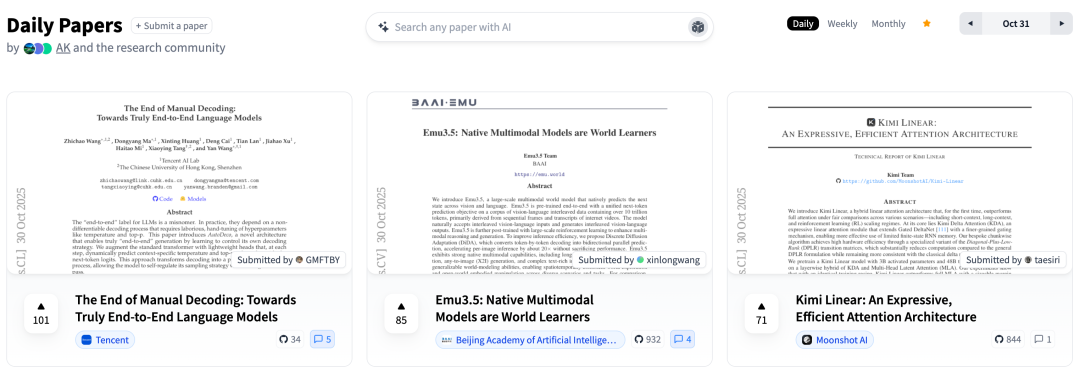 HF日趋榜一!真端到端模型AutoDeco终结手动调参解码