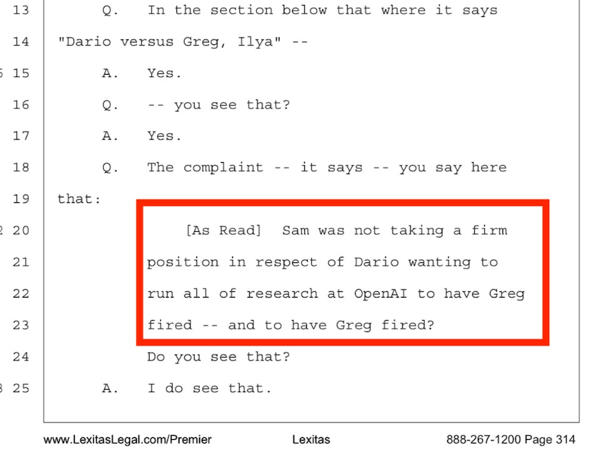 llya证词太狗血了！奥特曼坏，Mira茶，OpenAI差点跟Anthropic合并