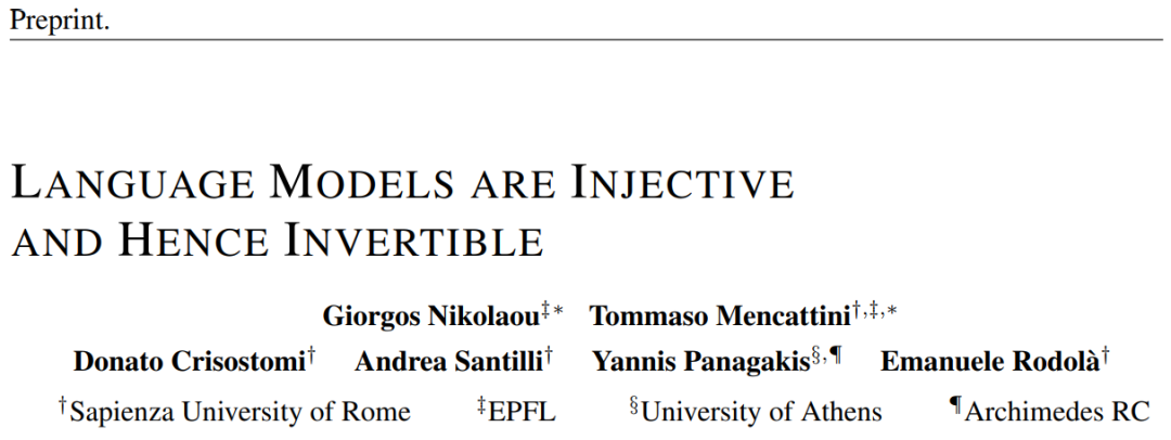 最具争议性研究:大模型中间层输出可 100% 反推原始输入