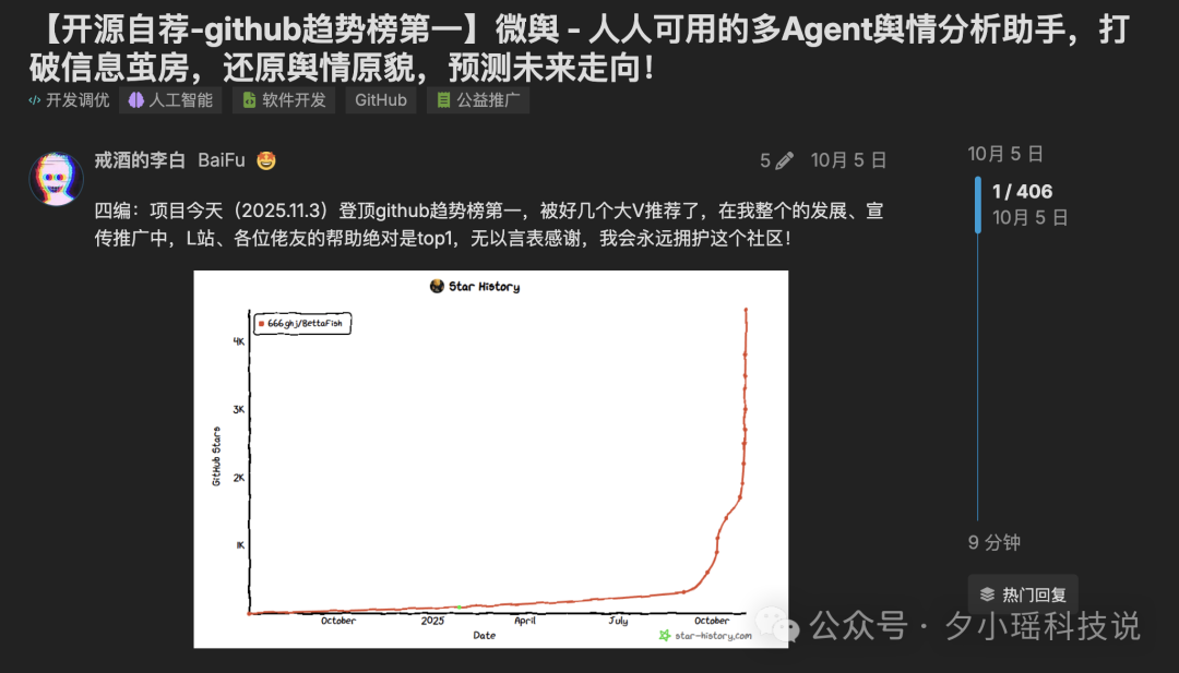 20 岁大学生靠 Vibe Coding,把课程作业卷上 GitHub 热榜第一
