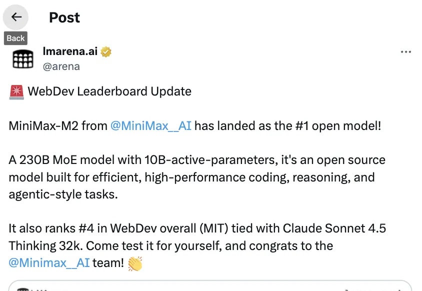 开发者生产力“平替”？MiniMax M2全面测评：代码、速度与迁移成本