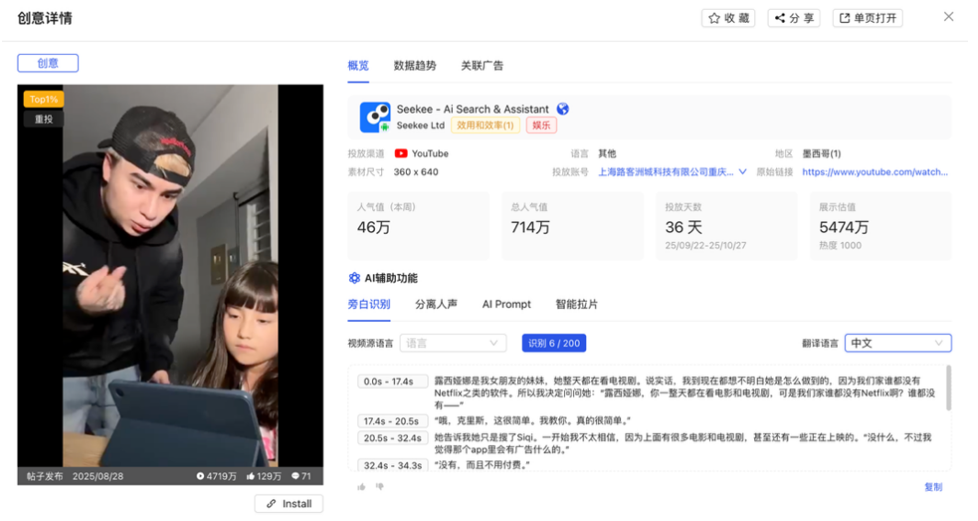 横扫拉美、力压字节系,「AI届的4399」成为出海AI应用新王?