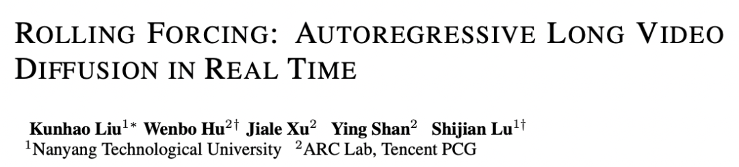 让AI生成视频「又长又快」:Rolling Forcing实现分钟级实时生成