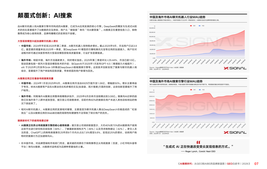 重磅|Xsignal携手中欧AI与营销创新实验室联合发布《AI搜索时代:从GEO到AIBE的品牌新蓝图|GEO白皮书|2026》