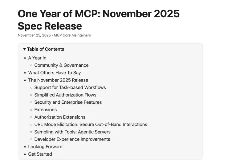 诞生才一周年，MCP凉了