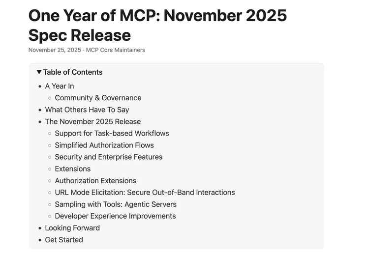 诞生才一周年，MCP凉了