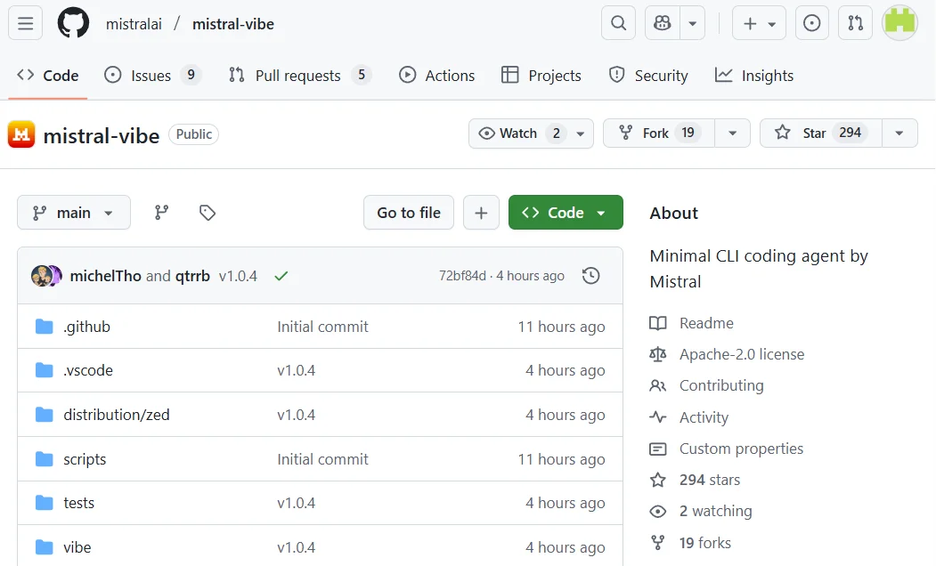 Mistral再开源！发布代码模型Devstral 2及原生CLI，但大公司被限制商用