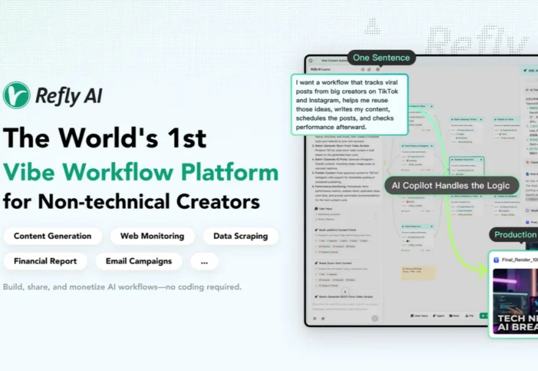Refly.AI 一手评测！花了 50 万积分，想象出了将 Agent 做到 2 亿量级的样子！