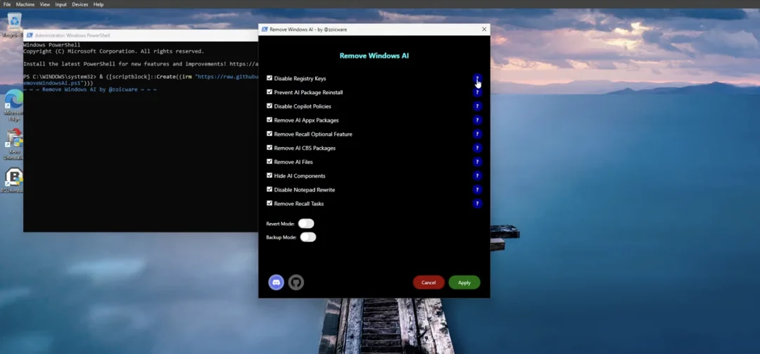 一键清空Win11所有AI!开发者“整活”,一行命令秒清Copilot、Recall,开源狂揽1.7k星!