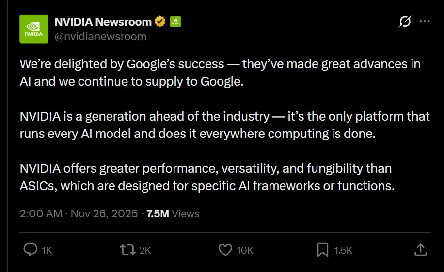 谷歌TPU挑战GPU王座！让Anthropic省下30%算力，买的TPU越多，省下的英伟达GPU支出就越多！网友：英伟达要慌了