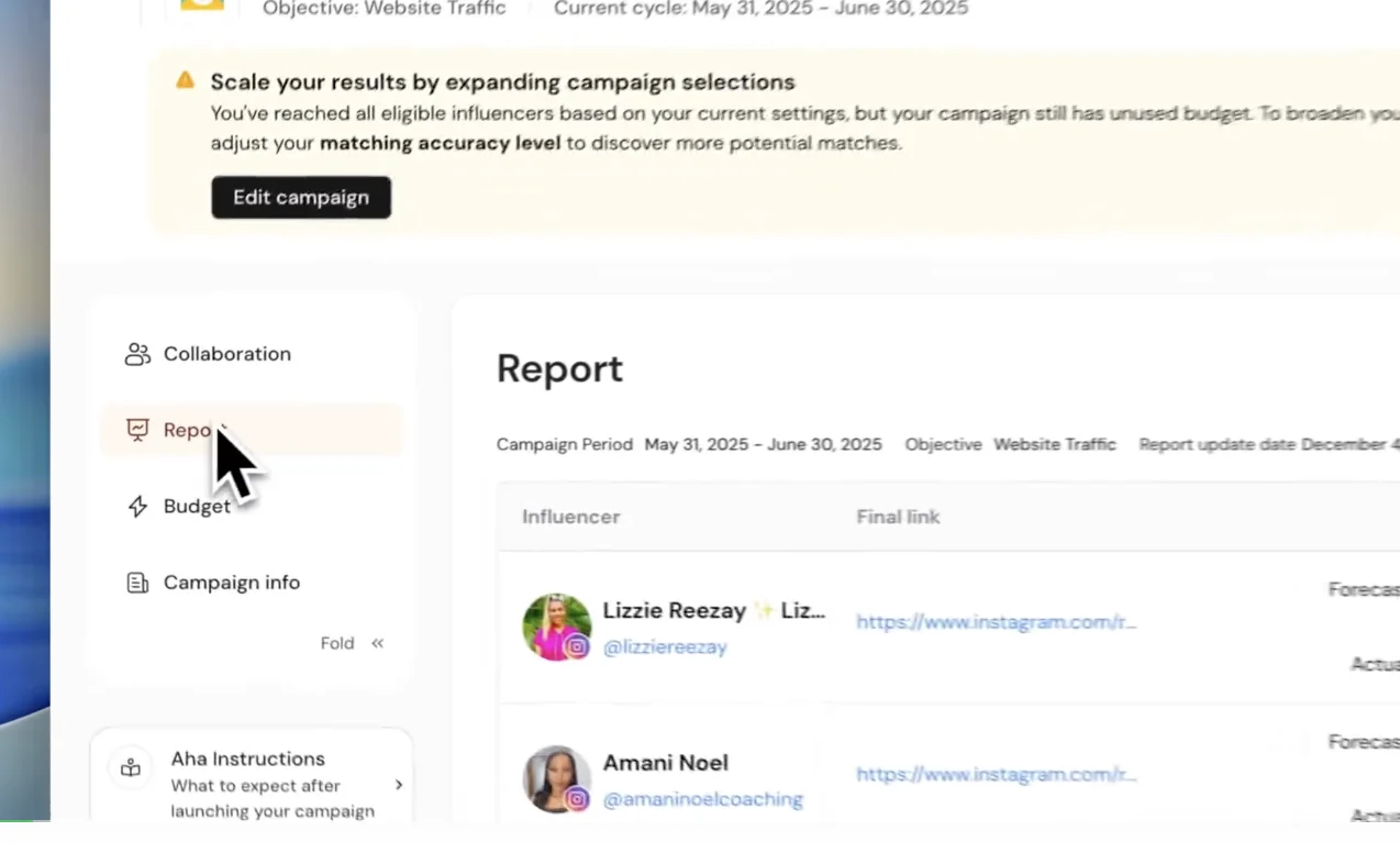 一手实测 Aha 2.0：真的是达人营销的最优解吗？