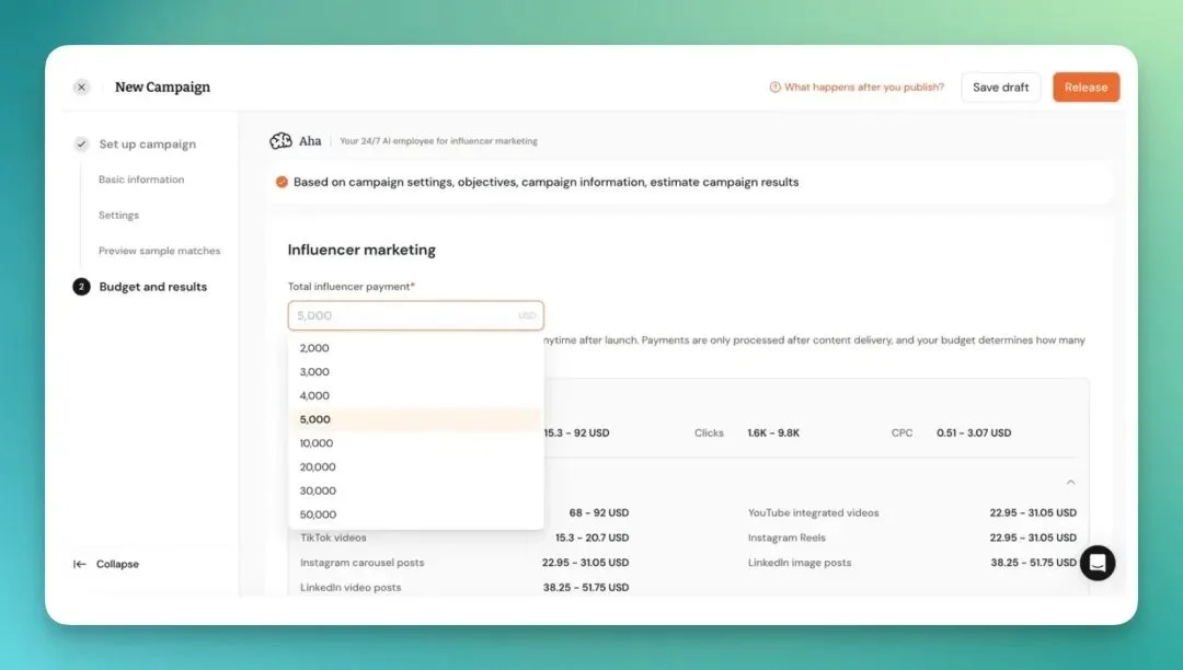 一手实测 Aha 2.0:真的是达人营销的最优解吗?