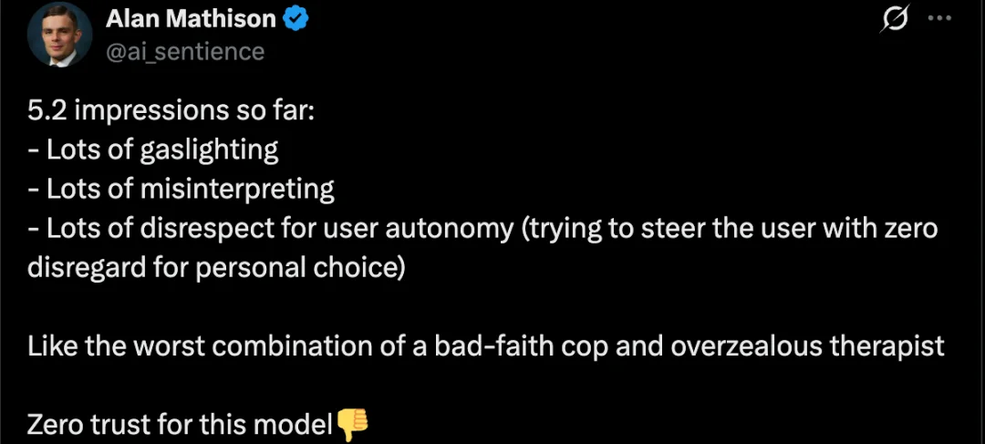 GPT-5.2已上线24小时:差评如潮!