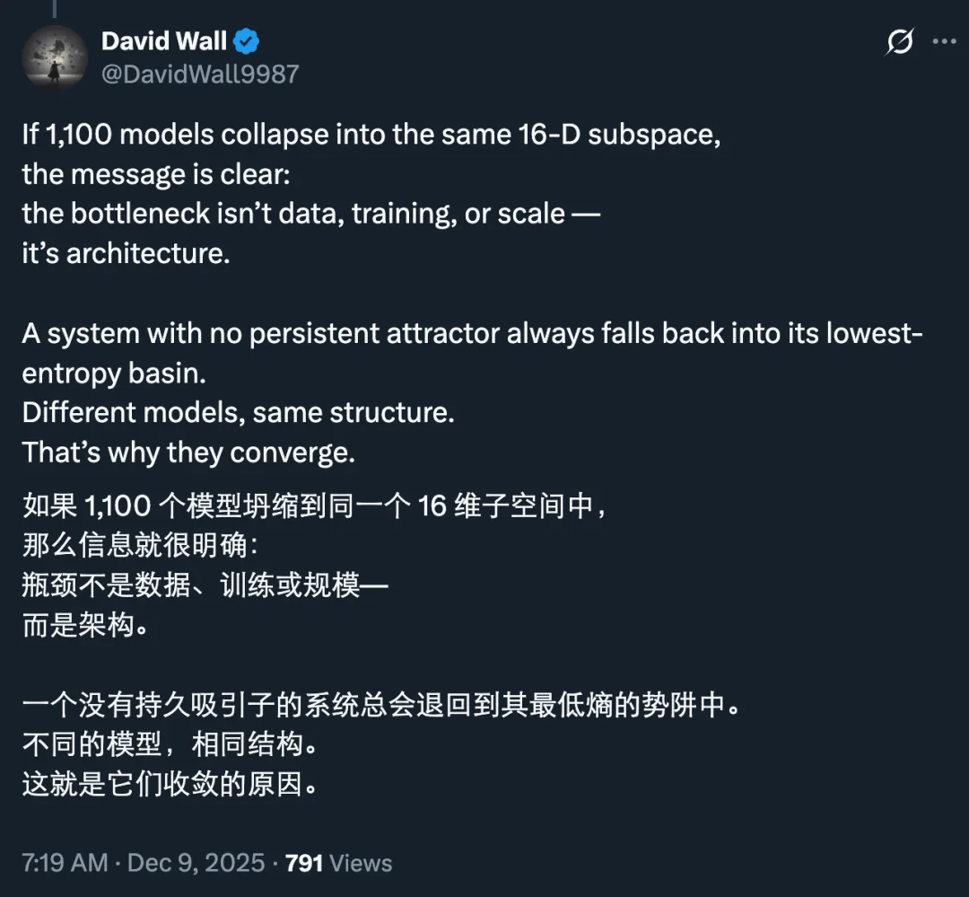1100多个模型殊途同归,指向一个「通用子空间」,柏拉图又赢一回?