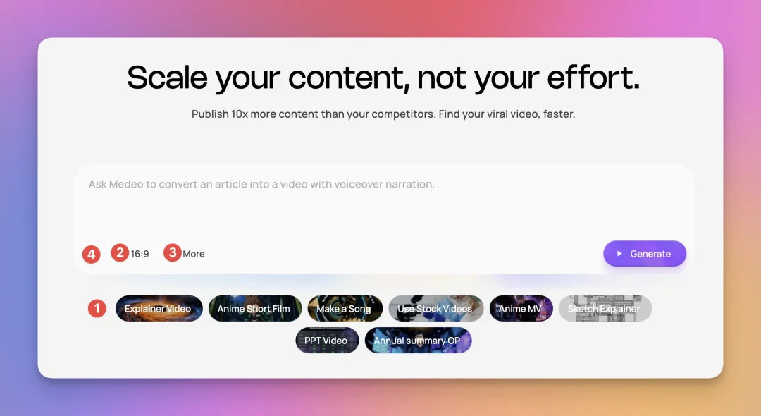 Medeo 教程:一次生成无脑抽卡不可取,真正的视频 Agent 应该啥样