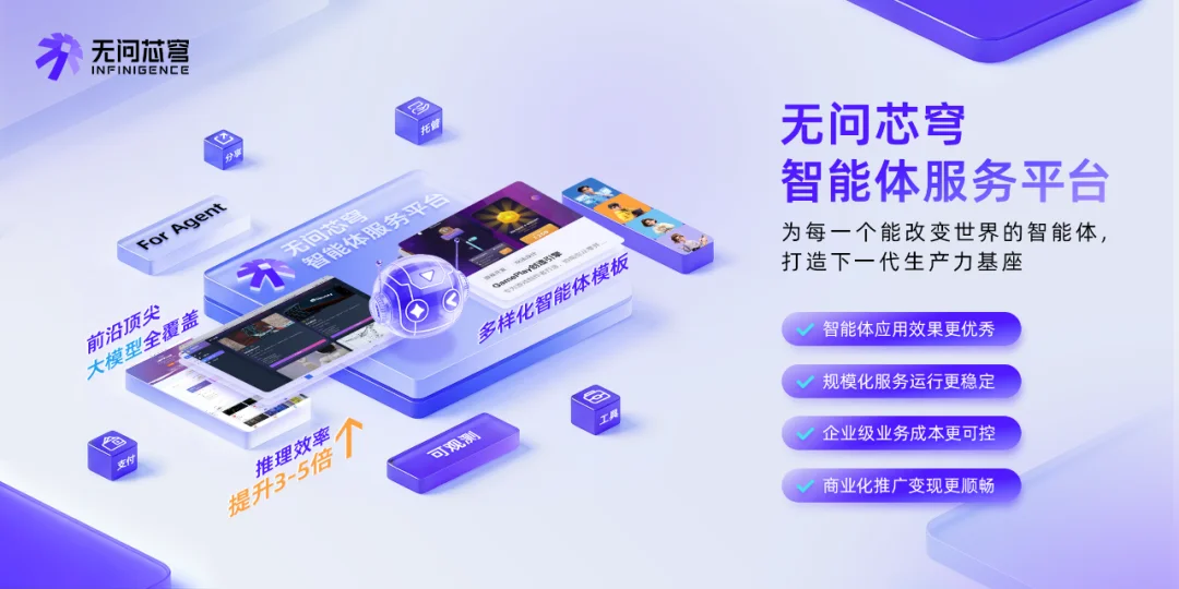 无问芯穹首曝智能体服务平台，以基础设施加速企业级「智能体自由」