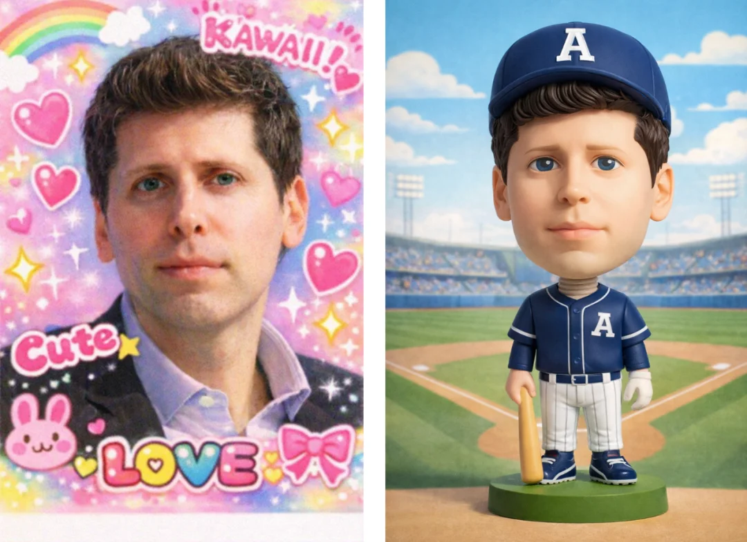 刚刚，OpenAI 版 Nano Banana 发布：奥特曼秒变性感男模｜附实测