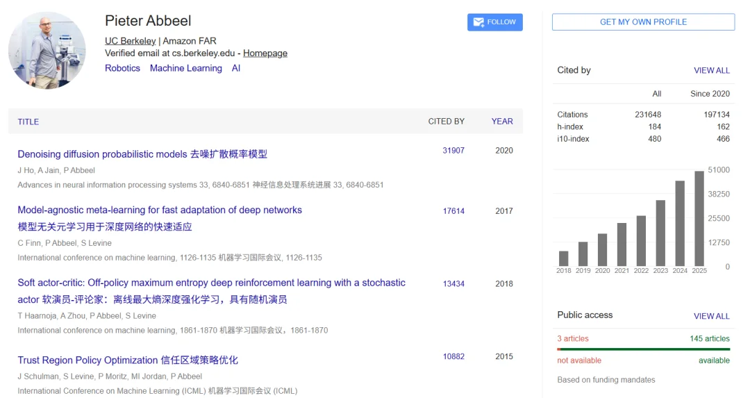 亚马逊AGI负责人离职，强化学习大佬Pieter Abbeel接任
