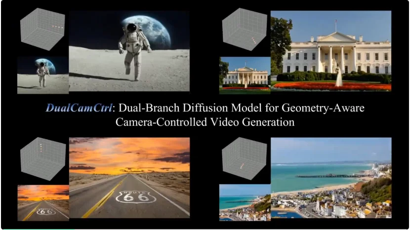 相机运动误差降低40%！DualCamCtrl：给视频生成装上「深度相机」，让运镜更「听话」
